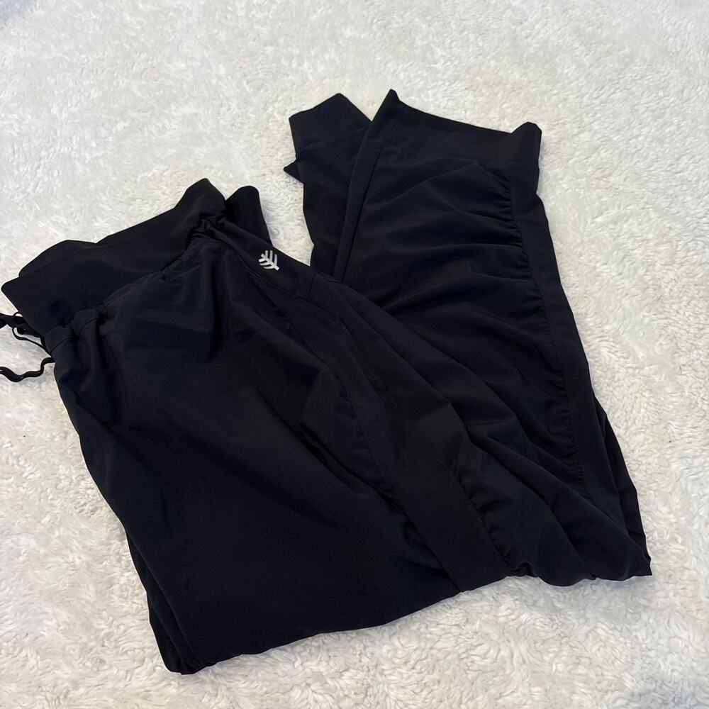 Coolibar Women's XXL Black UPF 50+ Pants Gorpcore Hiking Outdoors Casual Minimal